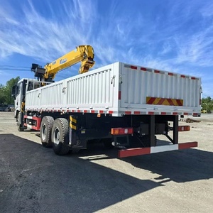 Vente directe d'usine, grue montée sur camion Shacman 6X4 de 14 tonnes à bras télescopique droit à vendre - Product Image 3