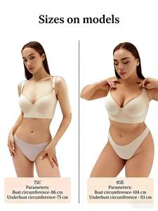 Sujetador invisible de copa profunda con efecto push-up para mujer, moldeador de espalda y cuerpo, venta al por mayor 2026 - Product Image 4