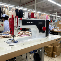 JUKKY 9810 Nouvelle Arrivée Machine à Coudre Industrielle à Point Droit Haute Vitesse avec Lumière LED Marque d'Usine Jukky Vente Chaude Haute Qualité