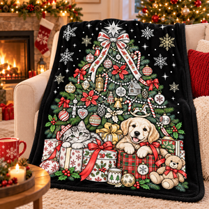 Manta de felpa personalizada para colorear árboles de Navidad, DIY con 24 marcadores de colores, manta de franela suave para grafiti, para la temporada de invierno - Product Image 4
