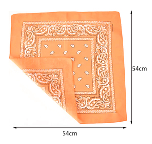 ผ้าพันคอผ้าฝ้ายโพลีเอสเตอร์ทรงสี่เหลี่ยมพิมพ์ลายกลางแจ้ง - Product Image 4