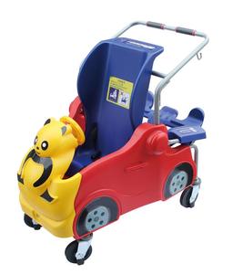 車に乗る子供用プラスチックショッピングカートショッピングトロリー子供用耐久性のあるカラフルな子供用カーカート - Product Image 6