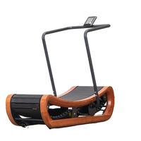 Caminadora Curva de Madera para Uso Comercial en Gimnasios, Máquina para Correr, Equipo de Fitness
