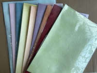 Papier gaufré coloré comestible de 0,35 mm pour la décoration de gâteaux, format A4, feuilles colorées