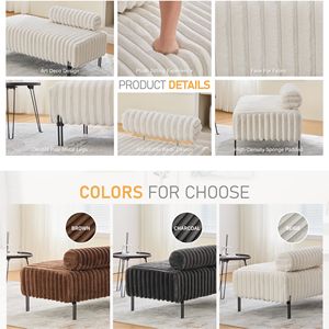 Canapé inclinable moderne, confortable et élégant, canapé paresseux en forme de L, <span class=keywords><strong>trois</strong></span> <span class=keywords><strong>places</strong></span>, meubles de salon, fabrication - Product Image 4