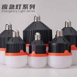 Bombilla LED de Emergencia Recargable de 9, 15, 25, 30, 40, 50W, Lámpara de Camping para Exteriores con 3 Horas de Autonomía - Product Image 1