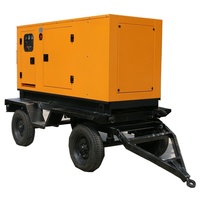 Groupe électrogène diesel industriel mobile de type remorque 320KW/350KW 400KVA pour moteur KTA19-G2, démarrage électrique, CE ISO 50Hz ATS