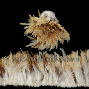 Selle teinte Hackle poulet coq plume pour artisanat bricolage matériel de montage de mouches carnaval cheveux boucle d'oreille accessoire fête décor à la maison - Product Image 2