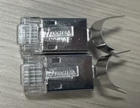 Conectores Ethernet RJ45 blindados Cat6a DT-PLK6315AFKT-100, 100 unidades
