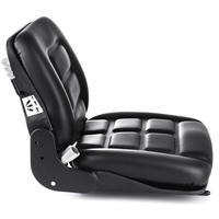 Siège de chariot élévateur Caterpillar avec dossier réglable en PVC et ceinture