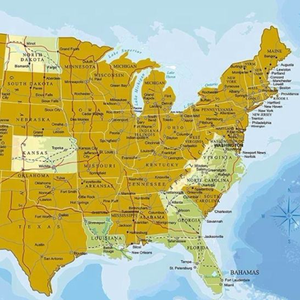 Commercio all'ingrosso per chi cerca l'avventura produttore di Poster mappa gratta e vinci USA dal design accattivante - Product Image 3