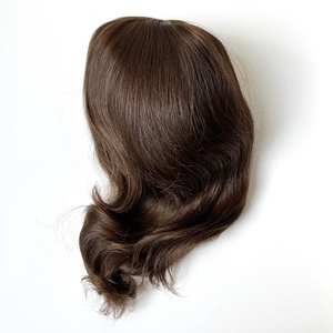 วิกผมแท้สำหรับผู้หญิงผิวขาว ยุโรป แบบต่อผมด้านบน ทำจากผมมนุษย์แท้ คุณภาพสูง แบบใหม่ ขายส่ง ราคาโรงงาน - Product Image 2