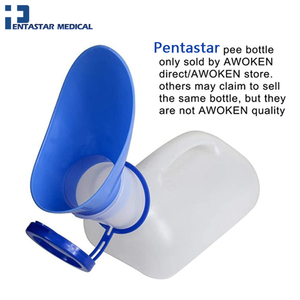 <span class=keywords><strong>Urinoir</strong></span> portable 1000 ml en PVC bleu certifié CE, désinfection infrarouge lointain pour camping en extérieur, voyage en voiture, consommables médicaux pour hommes - Product Image 5