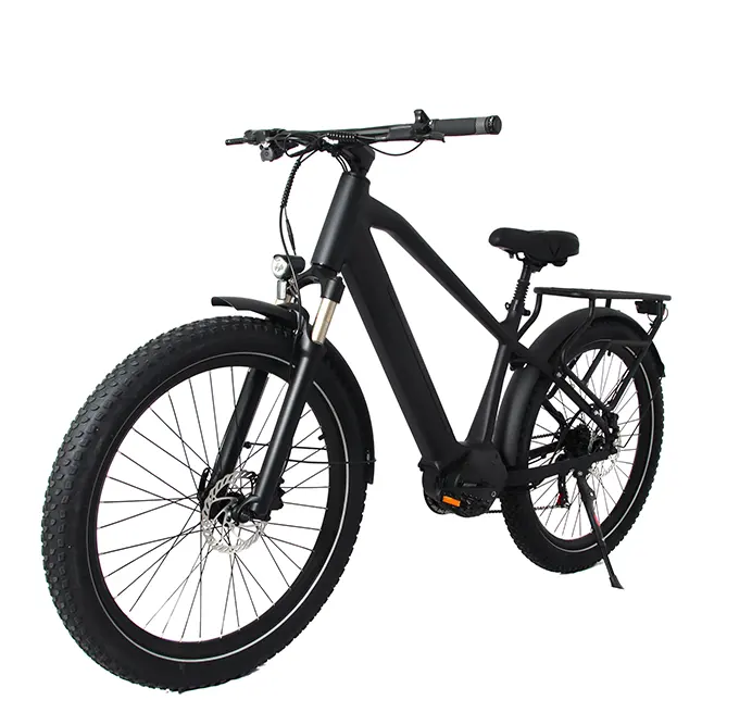 26 oder 27,5 Zoll Getriebe Central Mid Drive Motor 250W 500W Electric Road Hybrid Fahrrad Riemen antrieb Electric City Bike