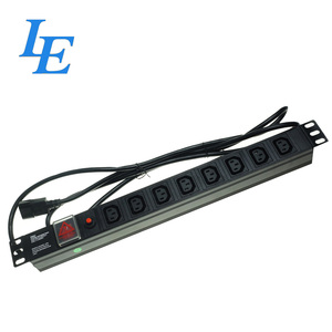 PDU คุณภาพดี 8 ช่อง 19 นิ้ว แบบเยอรมัน EU พร้อมสวิตช์ - Product Image 6