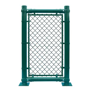 定制安平优质链节丝网热浸镀锌聚氯乙烯涂层链节围栏