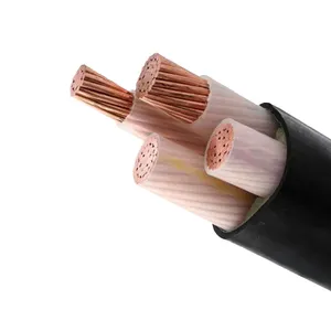 Factory Direct Sale 4 Copper Core Low Voltage Power Cable Xple Overhead Line Pvc Insulated Rubber Sheathed Used For Construction