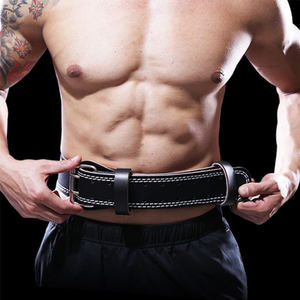 <span class=keywords><strong>Ceinture</strong></span> de gymnastique en cuir avec Logo personnalisé, soutien du dos, Fitness, <span class=keywords><strong>musculation</strong></span>, haltérophilie - Product Image 5