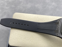 Reloj mecánico de súper calidad de 41 mm, fábrica PPF, movimiento 4302, 15500 NTPT Carbon, reloj DiW con puntero amarillo.