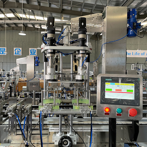 Machine à Capsuler Servo à Double Tête pour Fûts <span class=keywords><strong>de</strong></span> Bière Classiques en <span class=keywords><strong>Plastique</strong></span>, Moteur Pneumatique, en Promotion, Garantie 1 An - Product Image 5