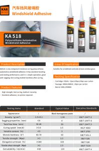กาวซีลแลนท์สำหรับกระจกรถยนต์, Tekbond, <span class=keywords><strong>Sika</strong></span>, Teroson, แรงยึดติดสูง, แห้งเร็ว, ความหนืดสูง - Product Image 2