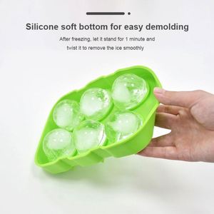 Food Grade Eco-Friendly Silicone Ice <b>Cube</b> Tray With Lid Easy Release BPA Free Sphere Mold for Whiskey Bar Dishwasher Safe - Product Image 4