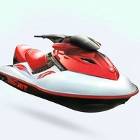 Vente en gros Hison Jet Ski Ultrasped Boat 4 Temps 1201-1400cc Motomarine Certification EPA Matériau fibre de verre aluminium