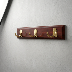 AK Brass Triple <b>Hook</b> Polished Brass Metal Wall Hanger <b>Decorative</b> <b>Coat</b> <b>Hook</b> Wall Mounted <b>Hook</b> Home Decor - Product Image 4
