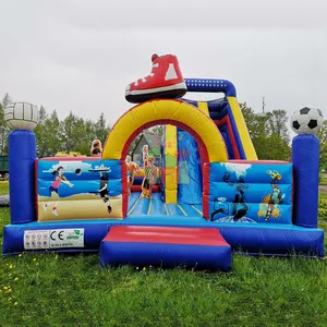 Outdoor Party kommerziellen Hüpfburg Piepusamais Parks aufblasbare Hüpfburg mit Rutsche Kinder Sportspiel platz