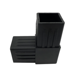 Connecteur en plastique à angle droit durable 1 à 6 voies, connecteur d'angle en plastique à 3 voies pour tubes carrés, raccords de tuyauterie en plastique moulé - Product Image 4
