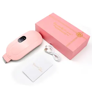 Almohadilla de calefacción Menstrual vibratoria caliente, minicinturón de compresión caliente <span class=keywords><strong>Personal</strong></span>, masajeador, máquina vibradora de calor - Product Image 1