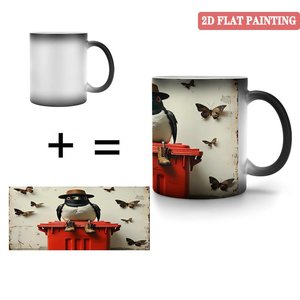 Sublimation Shop Blank Mug 11oz Frosted Black <b>Ceramic</b> Heat Activated <b>Cup</b> - Product Image 4