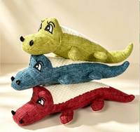Jouet de soulagement pour chat, crocodile tricolore, jouet sonore pour chat, fabricant de jouets en peluche, vente en gros