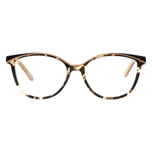 FP1950 fashionable eyeglasses frames men women cheap optical eye glasses acetate eyewear