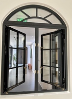 Ventanas de Repuesto de Acero y Metal con Marco Delgado Estilo Francés, Aislamiento Térmico y Opciones Personalizadas para Uso en Exteriores