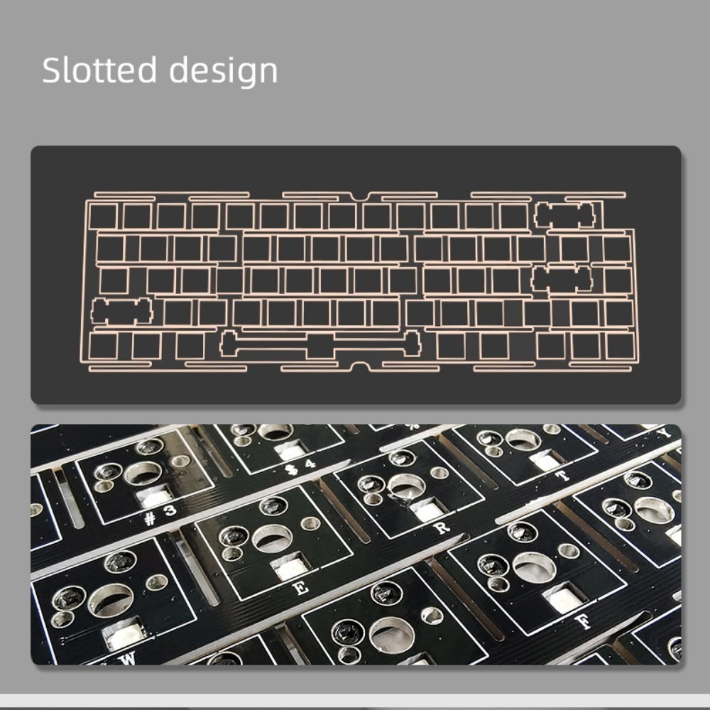 AL65 CNC Aluminum Keyboard Kit - Hot Swappable RGB Backlight