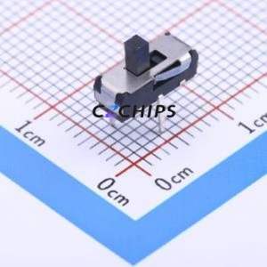 K3-1235D-K1 Slide Switch Through hole Component (THT) Switch Single Pole Double Throw Rectangle Pin Header PC Pin 9mm - Product Image 1