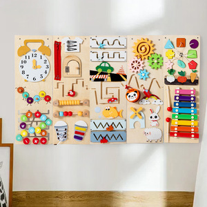 Kindergarten Multifunctional Busy Board <b>Sensory</b> <b>Wall</b> Activity Activity <b>Wall</b> Busy Boards to Cultivate Hands-on Ability - Product Image 6