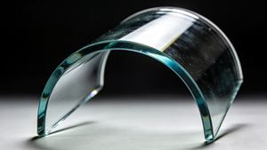 Vidrio Templado Curvo, Precio de Fábrica, Mampara de Vidrio Curvo, Cortina de Vidrio Transparente <span class=keywords><strong>para</strong></span> Supermercado - Product Image 5