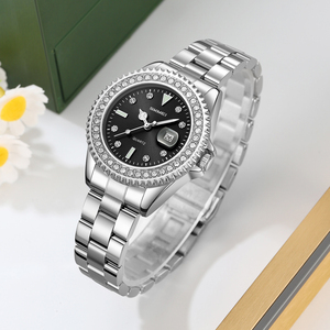 <span class=keywords><strong>Montre</strong></span> élégante et tendance SKMEI 9416, mouvement à quartz, <span class=keywords><strong>bracelet</strong></span> en acier inoxydable, design simple et luxueux - Product Image 3