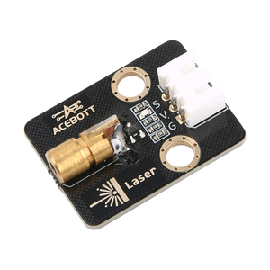 ACEBOTT เรดดอทสัญญาณดิจิตอล/สัญญาณ PWM 650nm 5mW ส่วนประกอบอิเล็กทรอนิกส์เลเซอร์ไดโอดเซนเซอร์โมดูลสำหรับรถ DIY - Product Image 3
