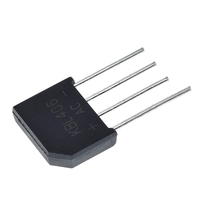 Nouveau KBL406 KBL410 KBL608 KBL610 2A-6A 600V-1000V KBP206 KBP210 KBP307 KBP310 pont redresseur à Diode monophasé