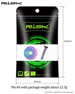 Tapa Superior de <span class=keywords><strong>Horquilla</strong></span> de Bicicleta de Aleación de Titanio Ultraligera para Manillar de 28.6mm 1 1/8" para Bicicletas de Carretera y MTB - Product Image 5