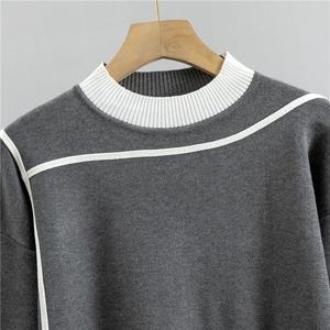 เสื้อสเวตเตอร์แบบสวมหัวแขนยาวแบบถัก<span class=keywords><strong>2</strong></span>ชิ้นเดินรันเวย์สำหรับ2023ฤดูใบไม้ร่วงชุดเสื้อผ้าแฟชั่นเย็บปะติดปะต่อกันแบบลำลองเสื้อและกางเกงสำหรับผู้หญิงเหมาะกับฤดูใบไม้ผลิ - Product Image 6