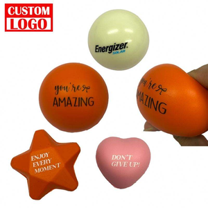 Pelotas Antiestrés de Espuma de PU Impresas Personalizadas, Juguete Suave para Aliviar la Ansiedad, Entrenador de Fuerza de Mano para Eventos Promocionales - Product Image 6