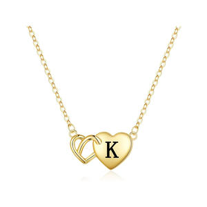 <span class=keywords><strong>Collana</strong></span> con Ciondolo a Forma di Croce, Goccia d'Acqua, <span class=keywords><strong>Infinito</strong></span>, <span class=keywords><strong>Cuore</strong></span>, Lettera, Farfalla e Fiocco in Acciaio Inox e Ottone per Donne - Product Image 6