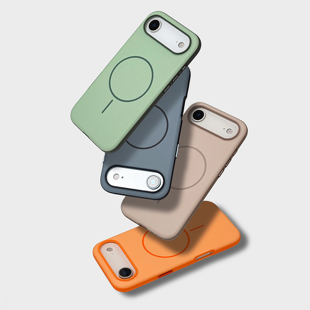 Frosted Magnetic Wireless Charging Mobile Phone Back Covers for IPhone 17 Pro Max 16 15 Shockproof Hard PC Cell Phone Case