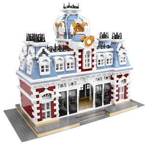 Пресс-форма для King 11004 мечта Королевство станция архитектуры модельные пластиковые строительные блоки, игрушки для детей, строительные игрушки