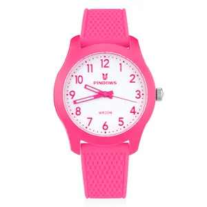 Pindows 2101girl Latest Hand Watch Kids Digital Watch Silicon Plastic Movt Simple Japan Woman Customized 2023 Colorful Printing