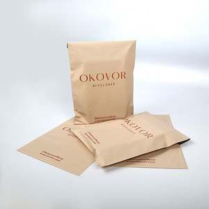 Bolsa de Envío Exprés con Logotipo Personalizado Esmerilado, Bolsa de Embalaje Ecológica Compostable para Ropa, Bolsa de Correo de Polietileno para Negocios - Product Image 4